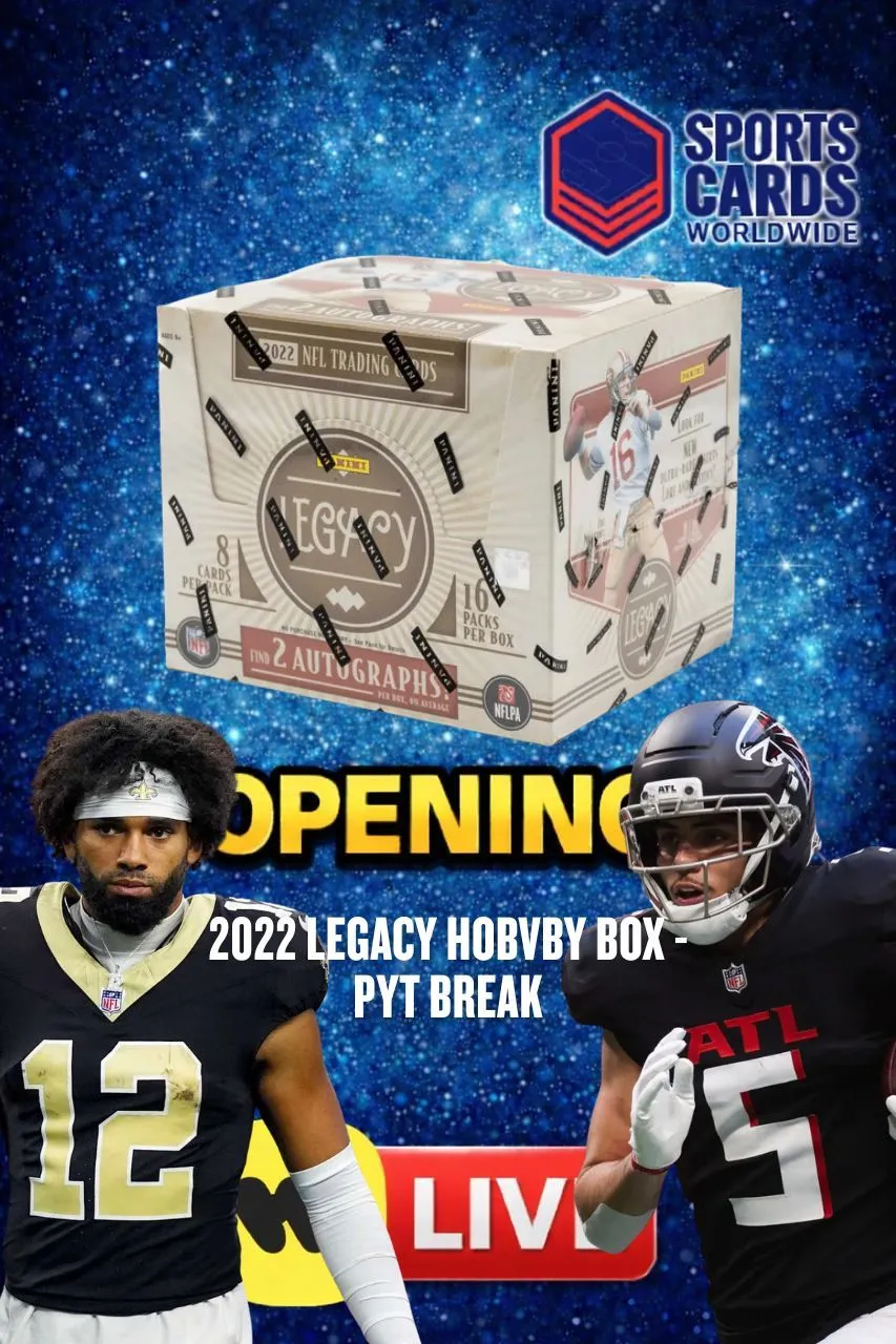 🇬🇧 NFL Legacy 2022 Hobby Box - Pick Your Team wwith JW