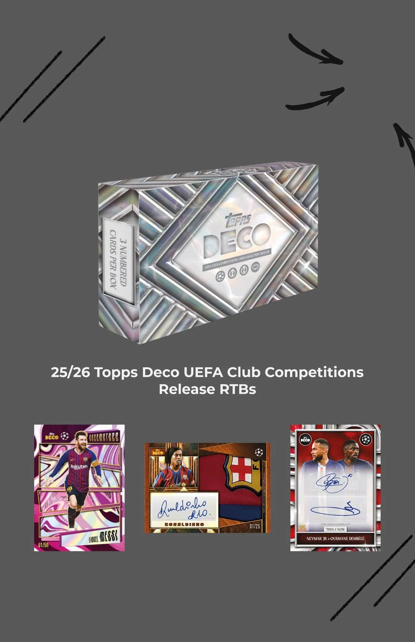 🇩🇪 🔥 25/26 TOPPS DECO UCC RELEASE RTBs 🔥