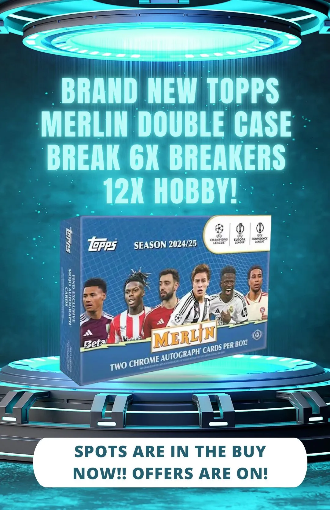 DOUBLE CASE BREAK! 6x BREAKERS 12x HOBBY BOX BREAK!