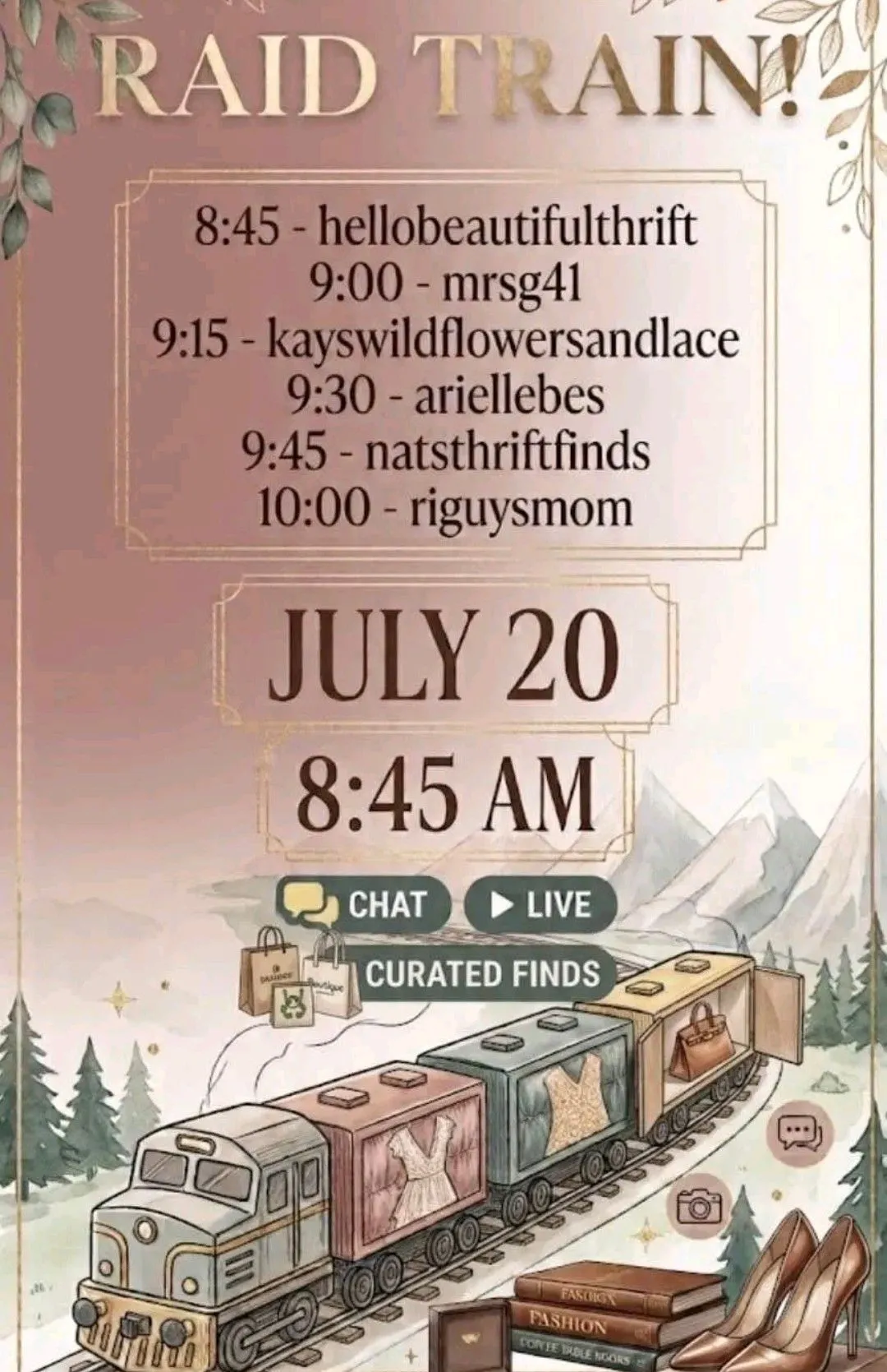 Thumbnail for live show
