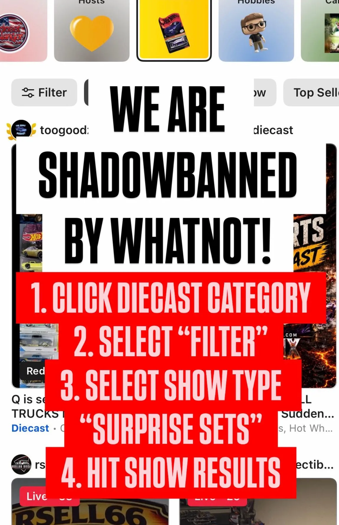 Thumbnail for live show