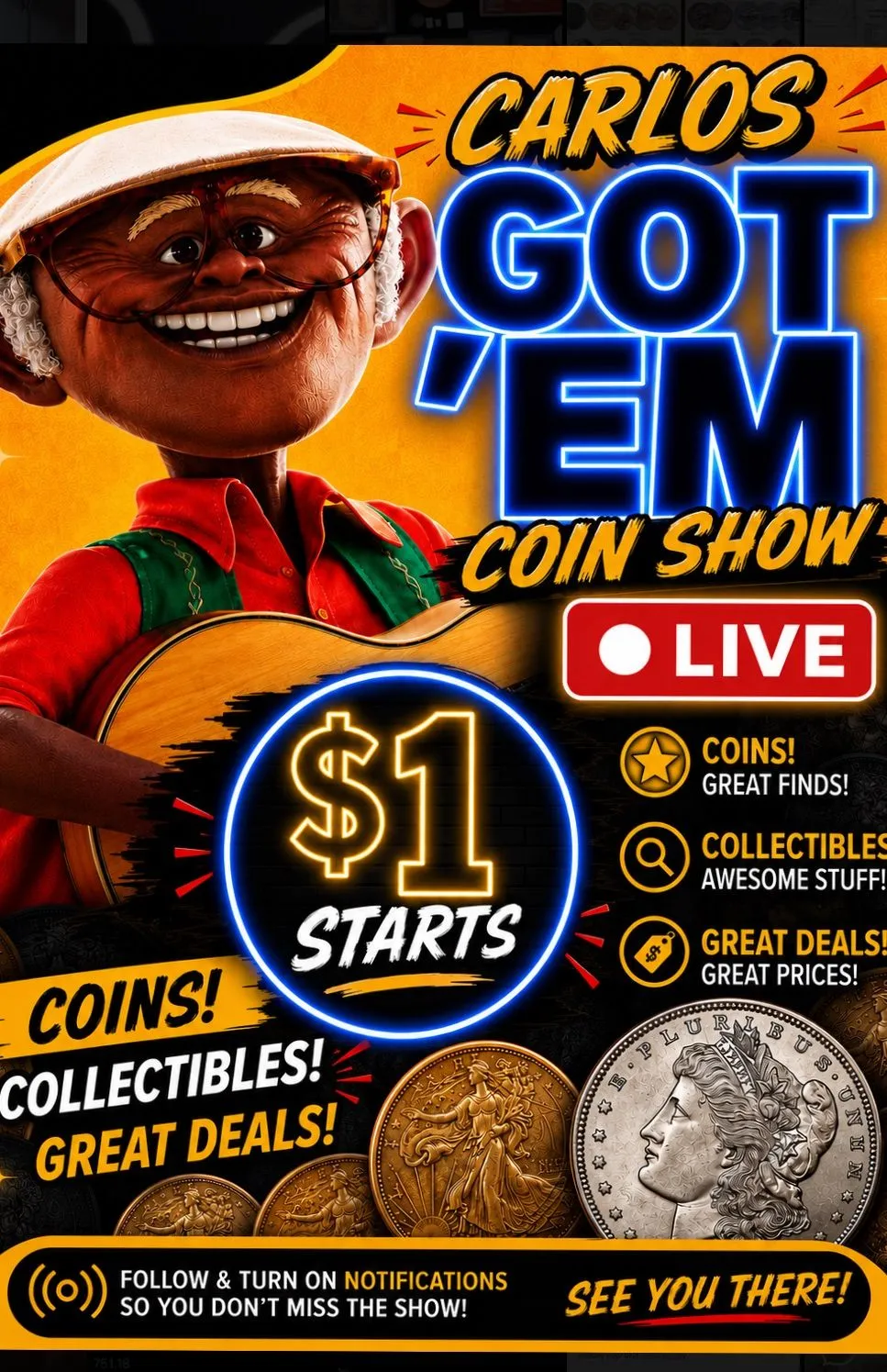 Thumbnail for live show