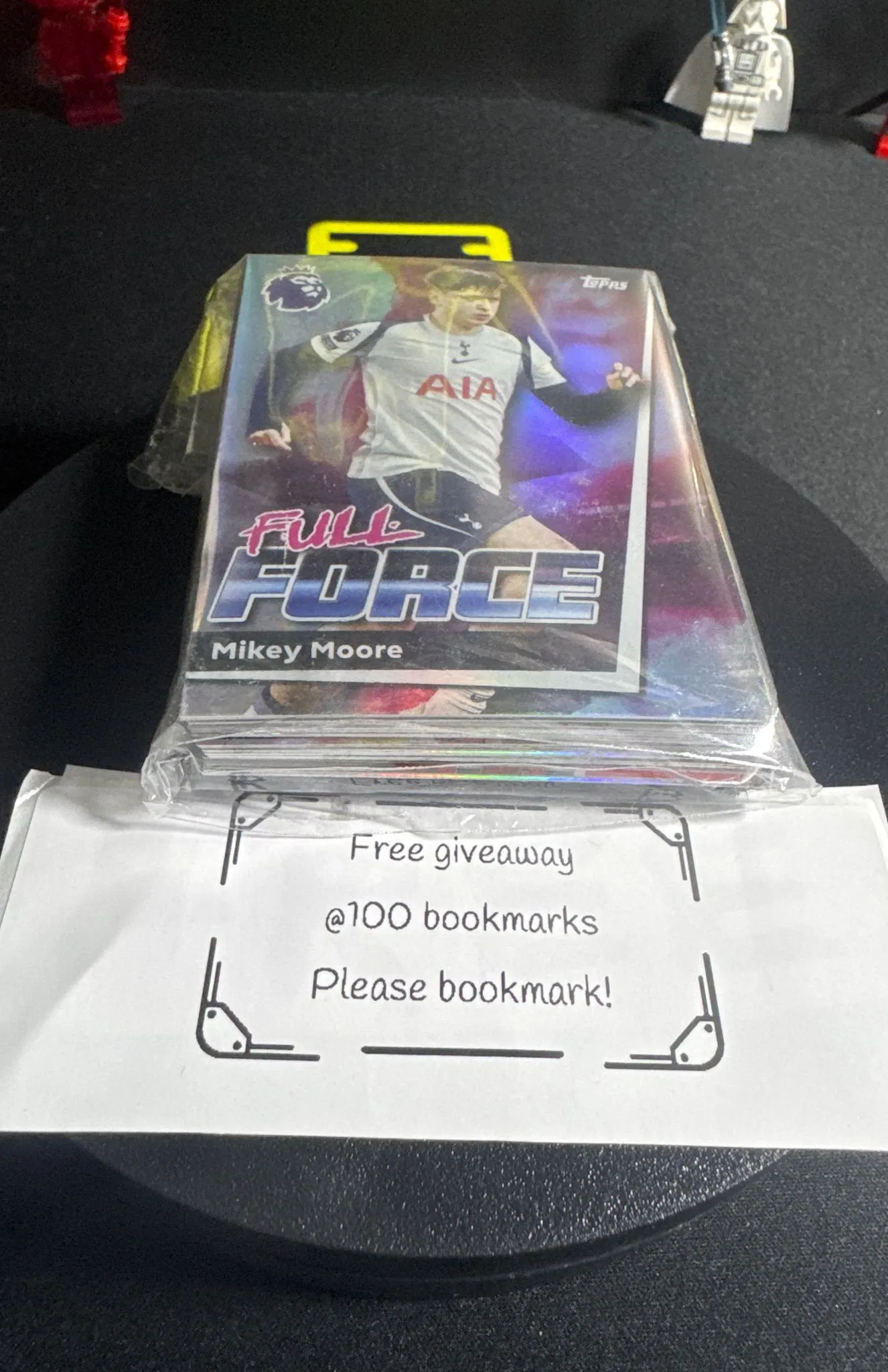 Football cards giveaway