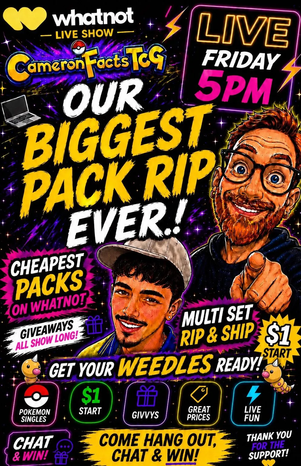 Thumbnail for live show