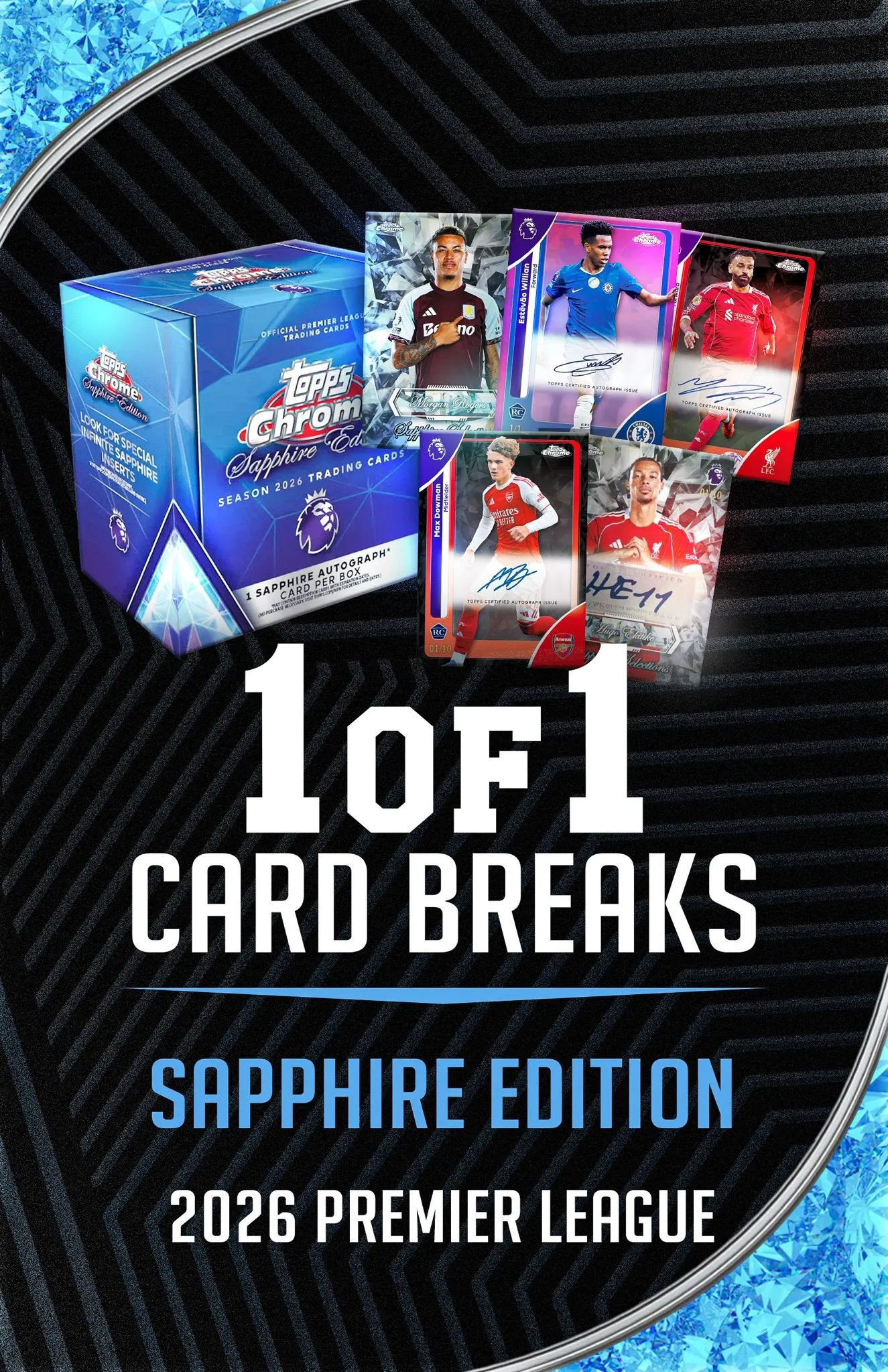 Topps Premier League 26 - Sapphire Edition with Mac