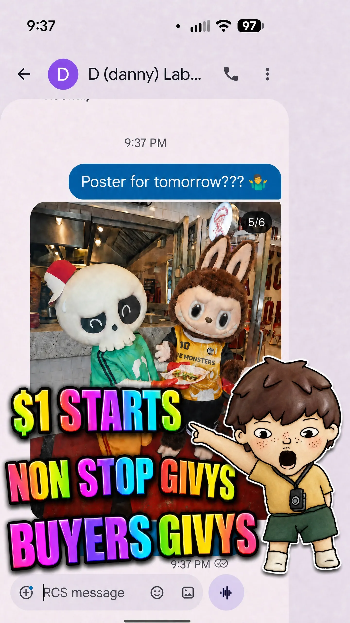 Thumbnail for live show