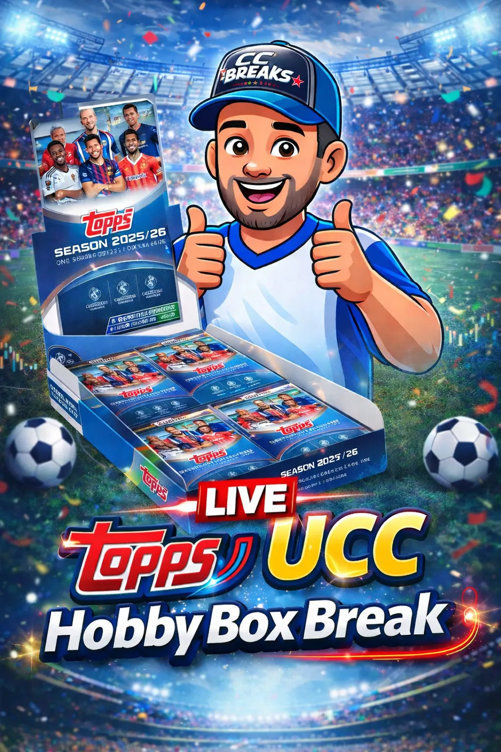 *BRAND NEW* Topps UCC Hobby Box Break (Full Teams)