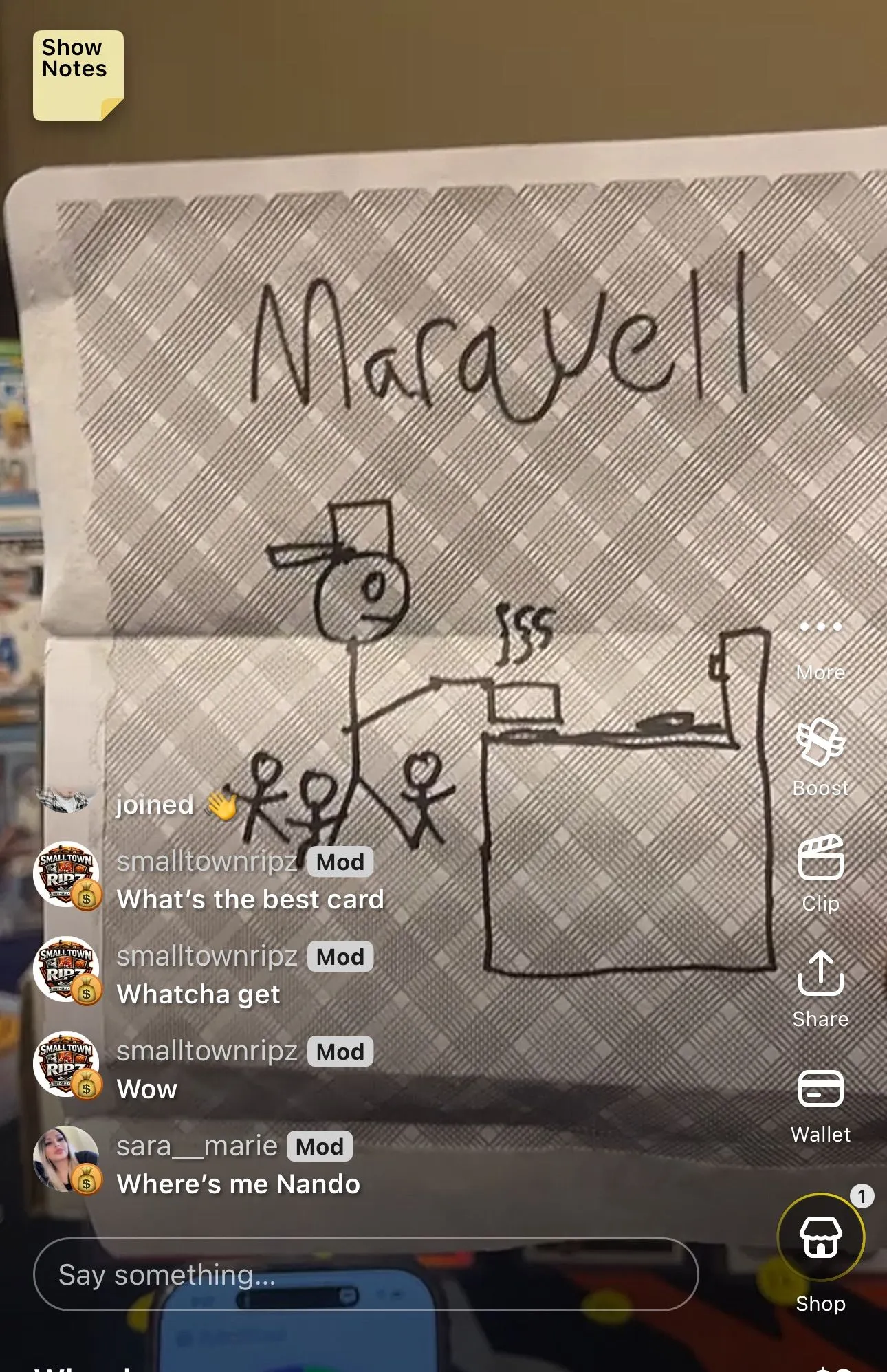 Thumbnail for live show