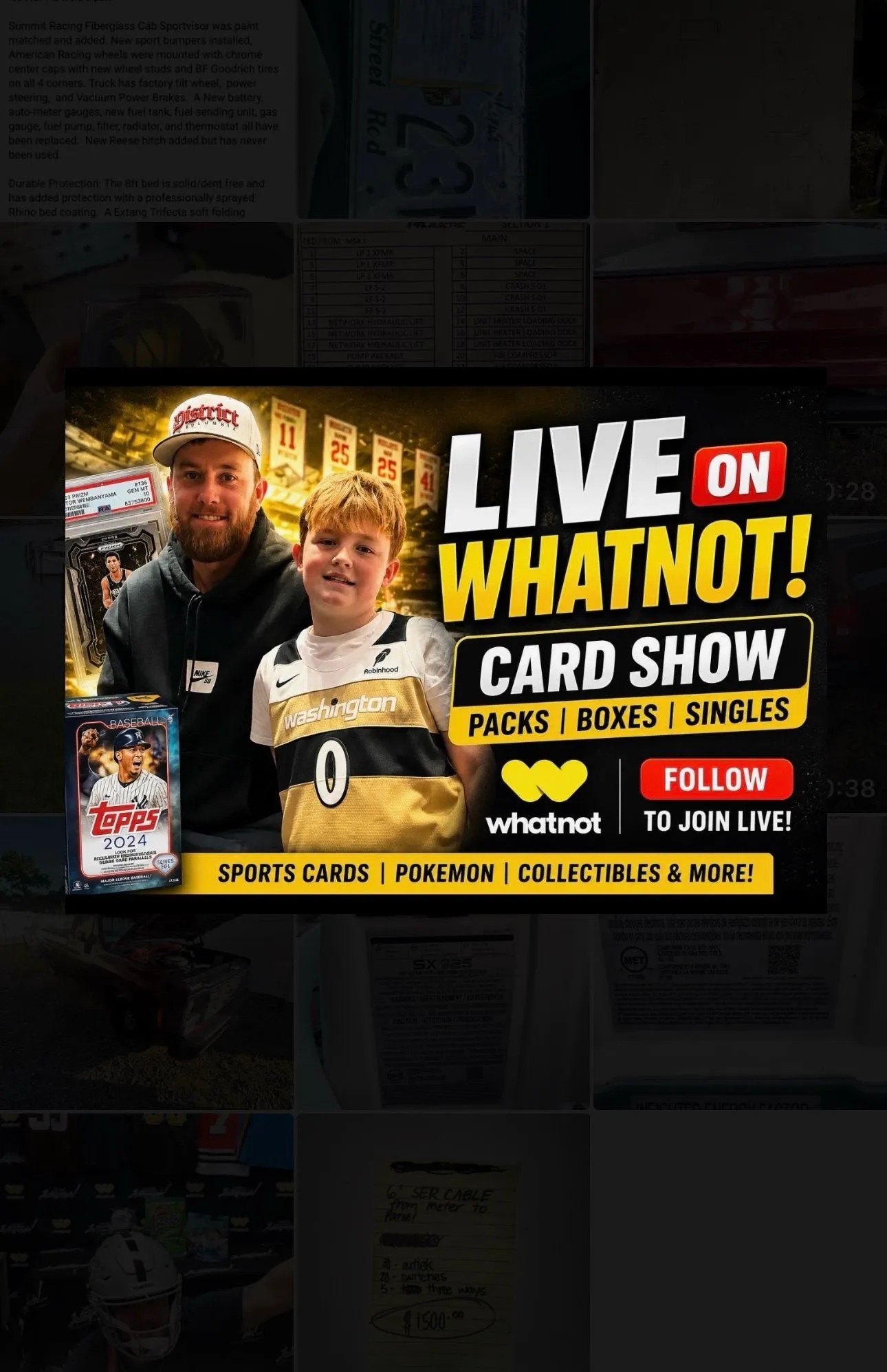 Thumbnail for live show
