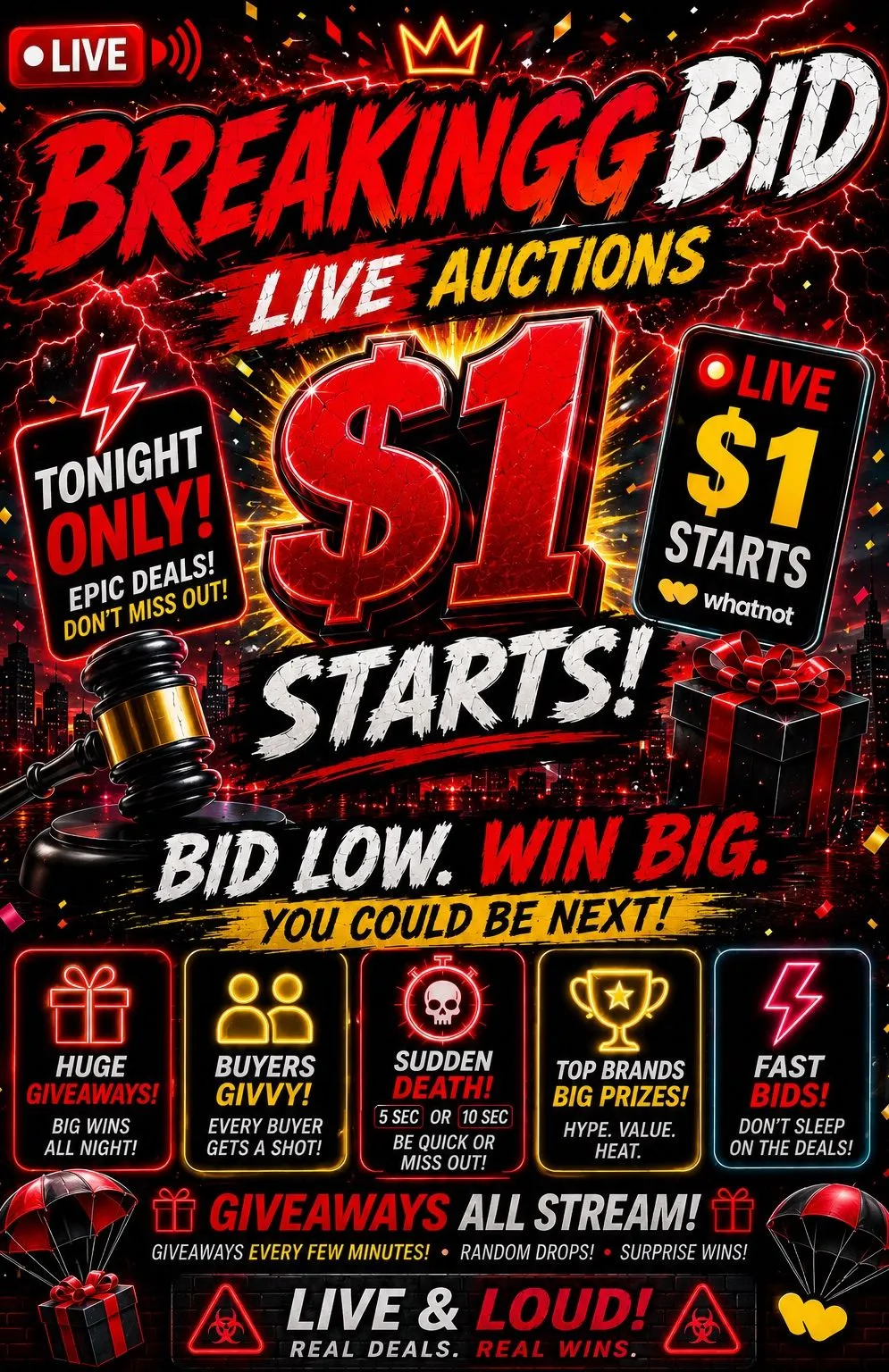 Thumbnail for live show
