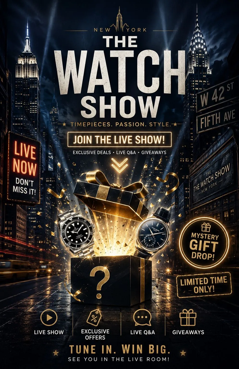 Thumbnail for live show
