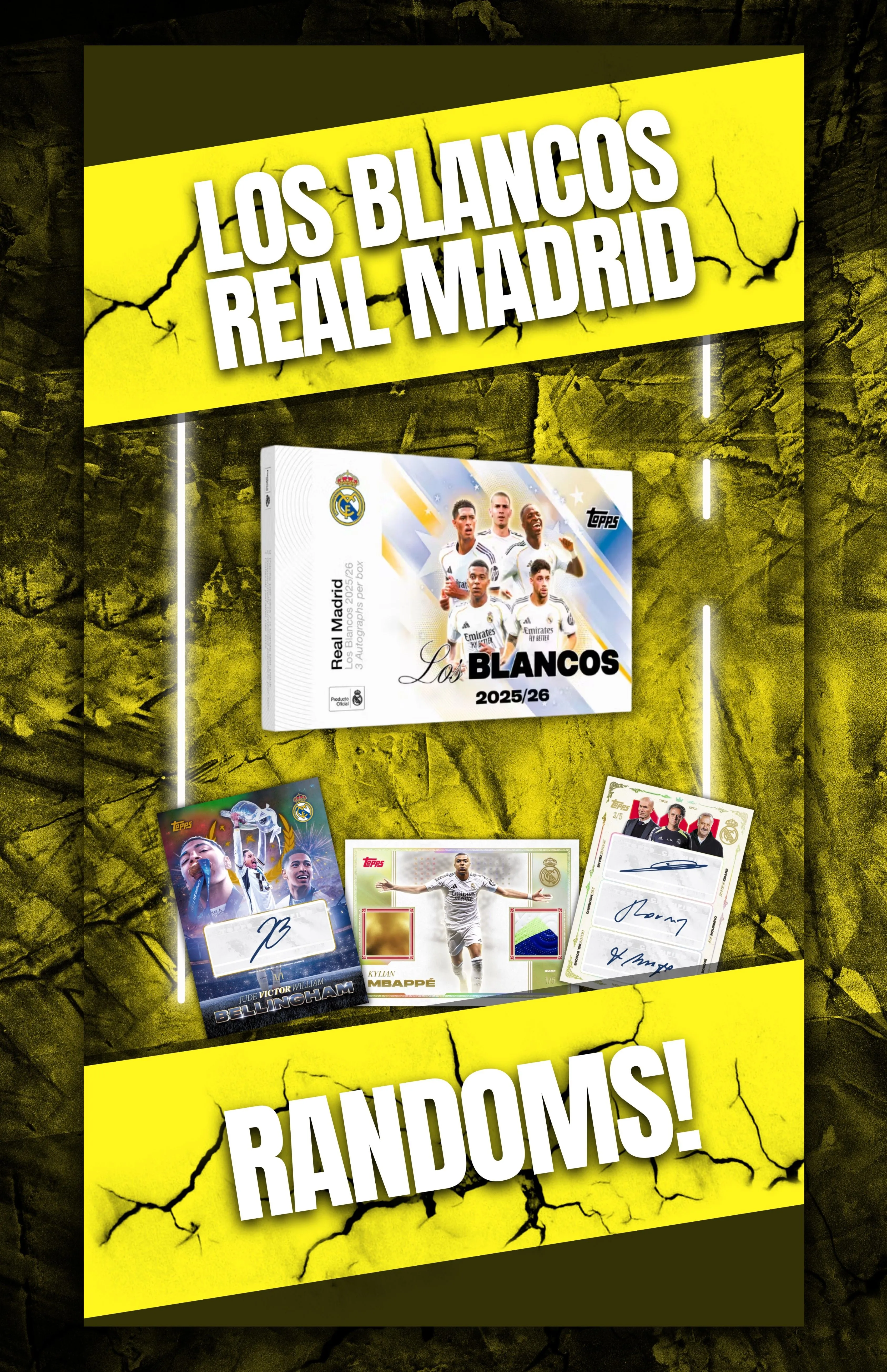 TOPPS REAL MADRID LOS BLANCOS RANDOMS