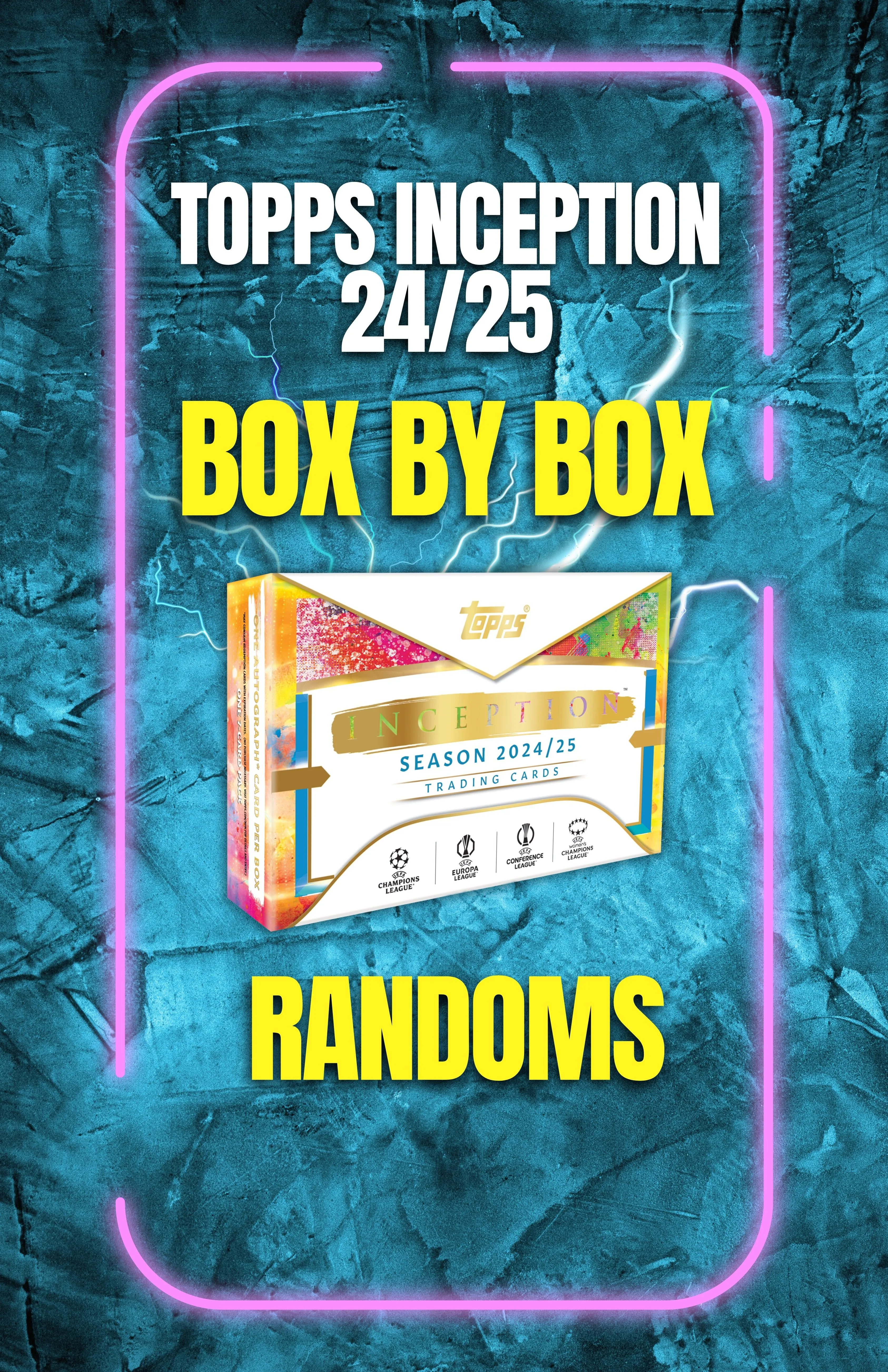 (MITCH) - TOPPS INCEPTION 2025 RANDOMS BOX BY BOX