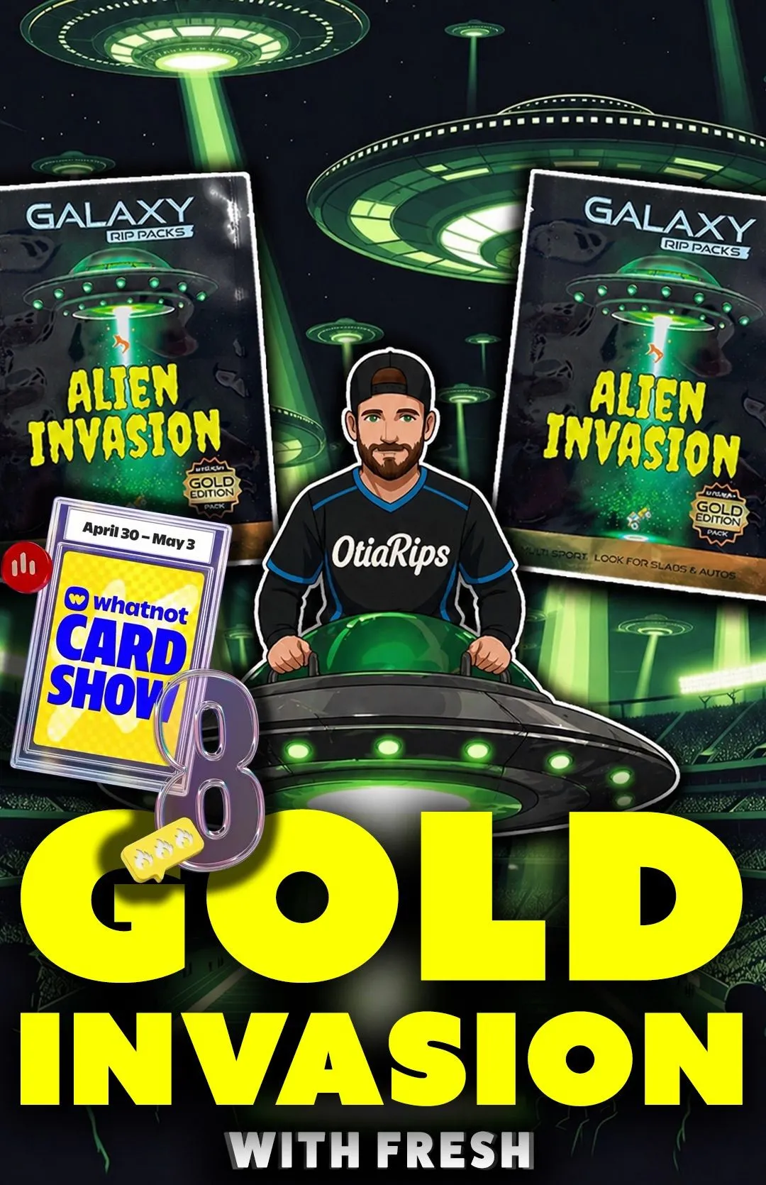 INVADED BY THE WHATNOT CARD SHOW! $15K+👽7
