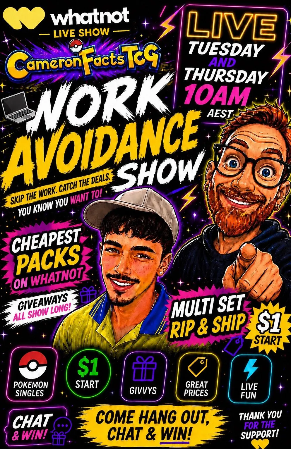 Thumbnail for live show
