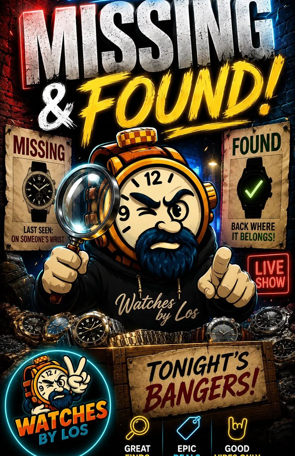 Thumbnail for live show
