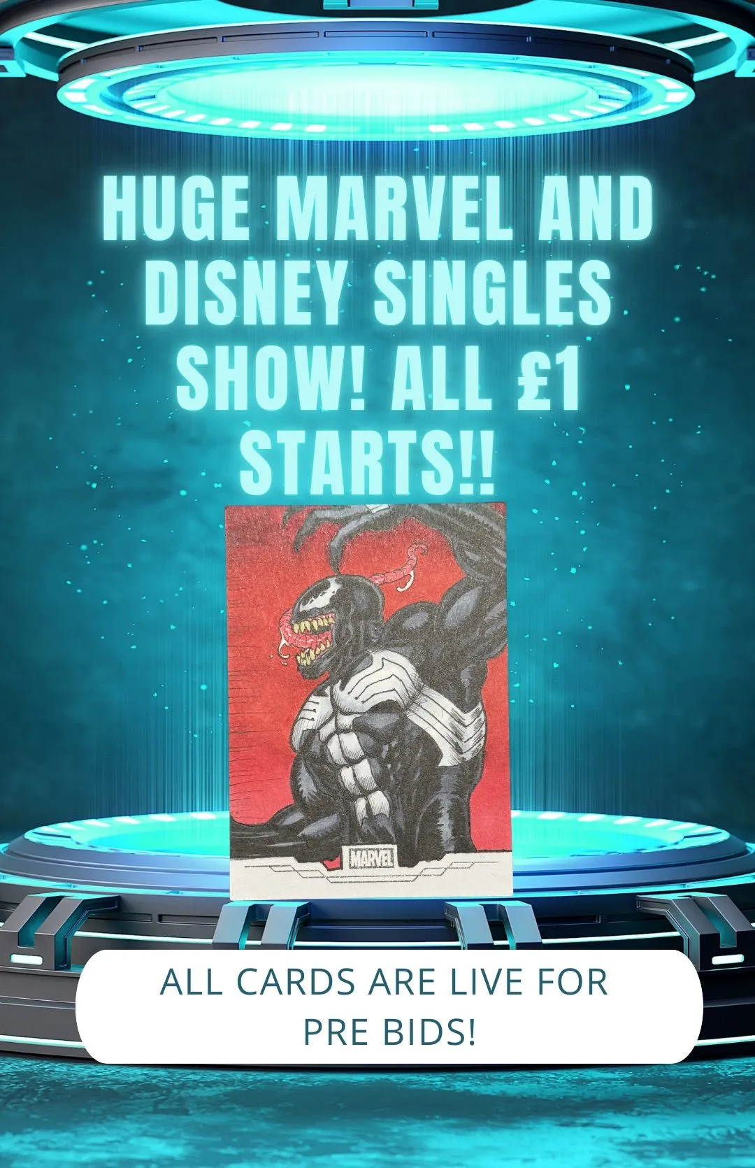 INSANE MARVEL/DISNEY SINGLES SHOW! £1 STARTS!