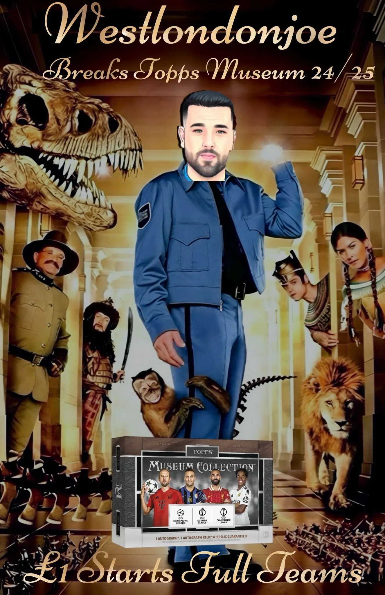 DOUBLE BOX BREAK! FULL TEAMS! FIXED PRICE - Museum 2024/25