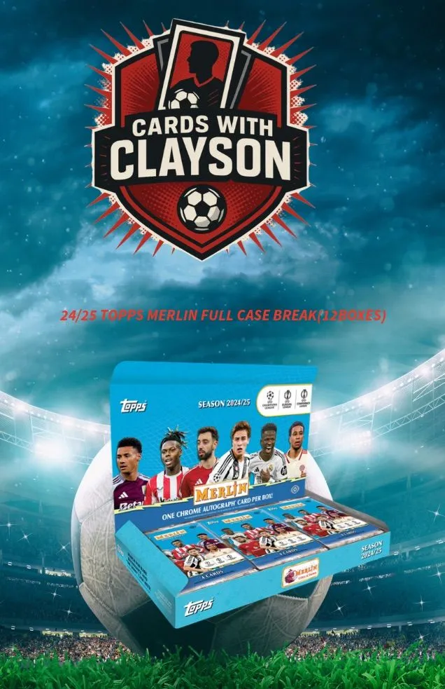 TOPPS MERLIN FULL CASE BREAK (12BOXES)