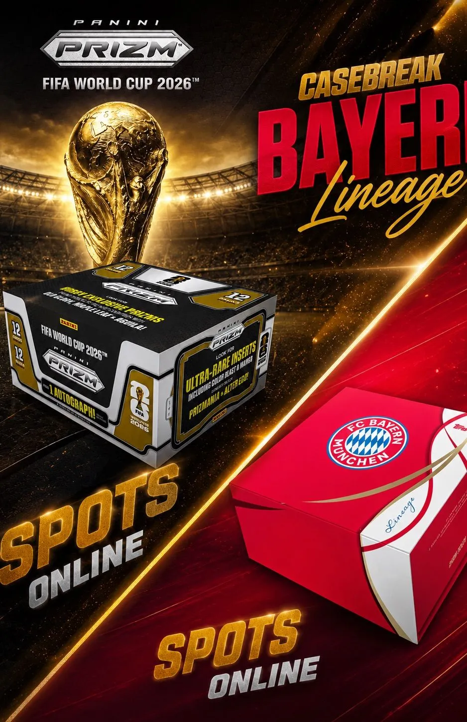 🇩🇪 Casebreak Bayern Lineage / Prizm World Cup 26