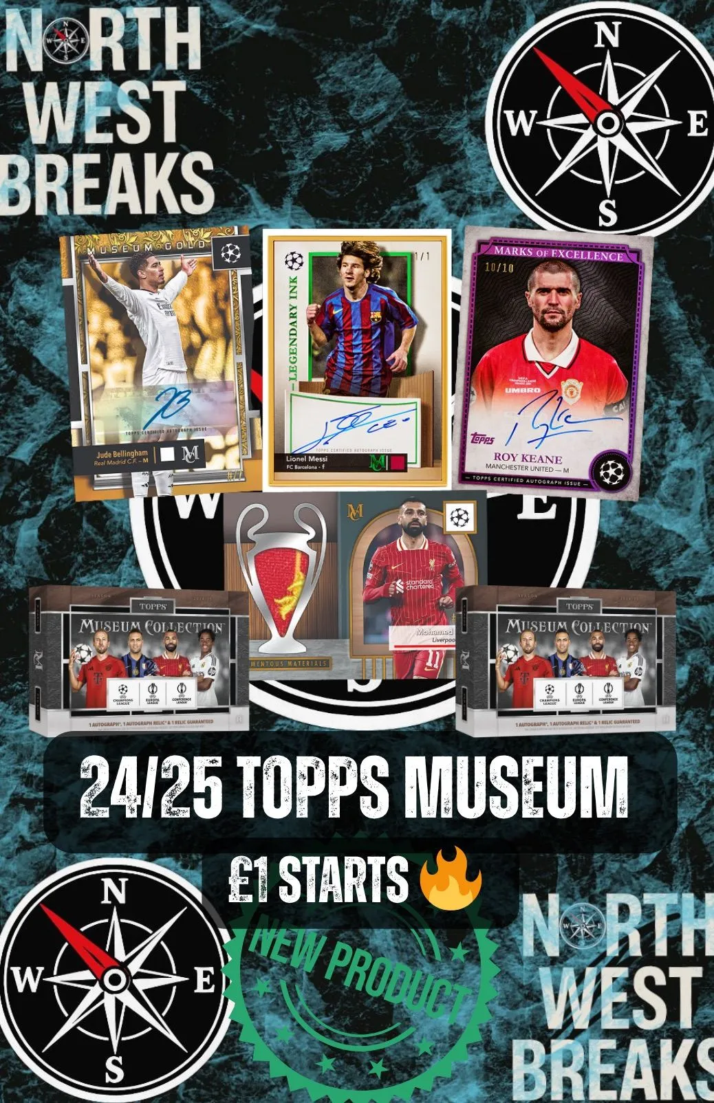 £1 STARTS Topps 24/25 MUSEUM 🔥