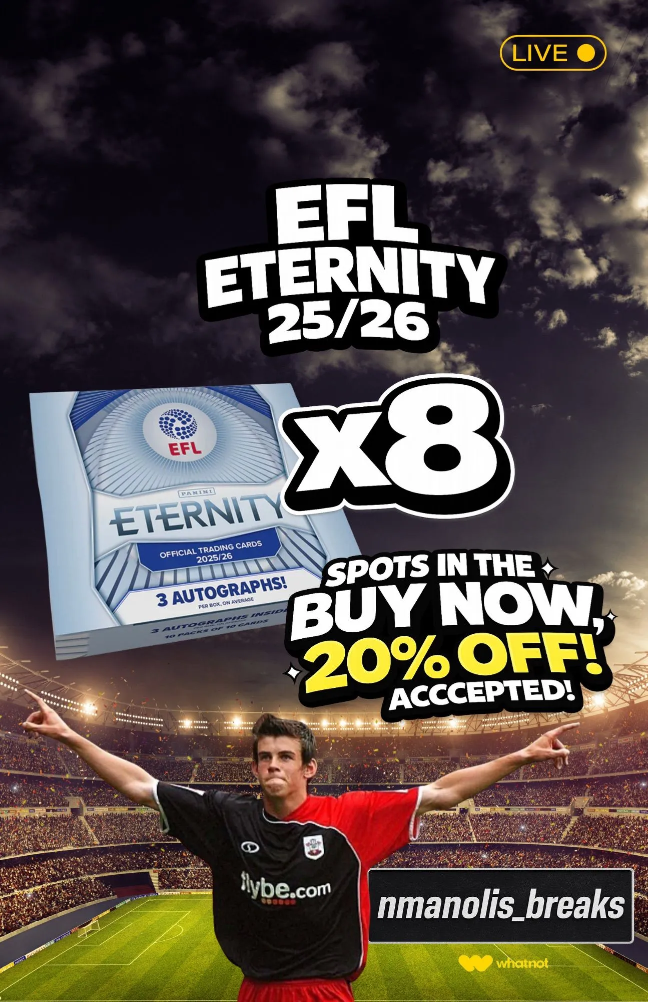 *SPOTS LIVE SOON* EFL ETERNITY🔥