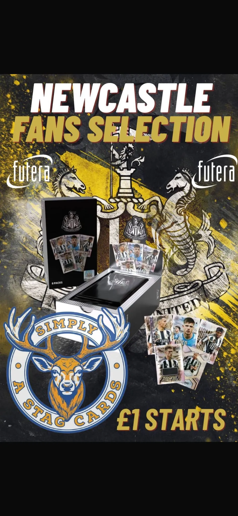 (WILL) BRAND NEW! NEWCASTLE FAN SELECTION