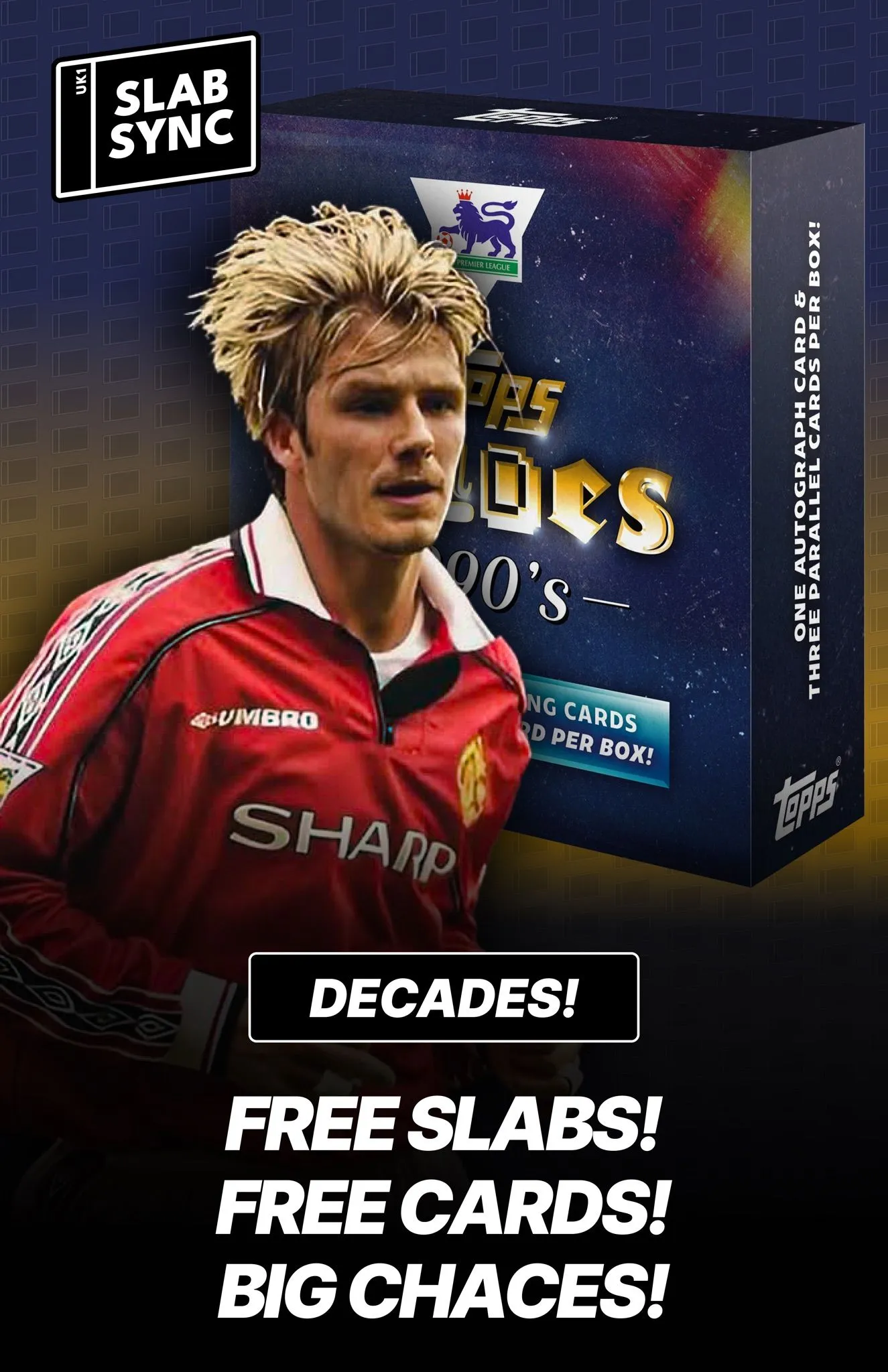 TOPPS DECADES PREMIER LEAGUE! FREE SLABS! 🤑