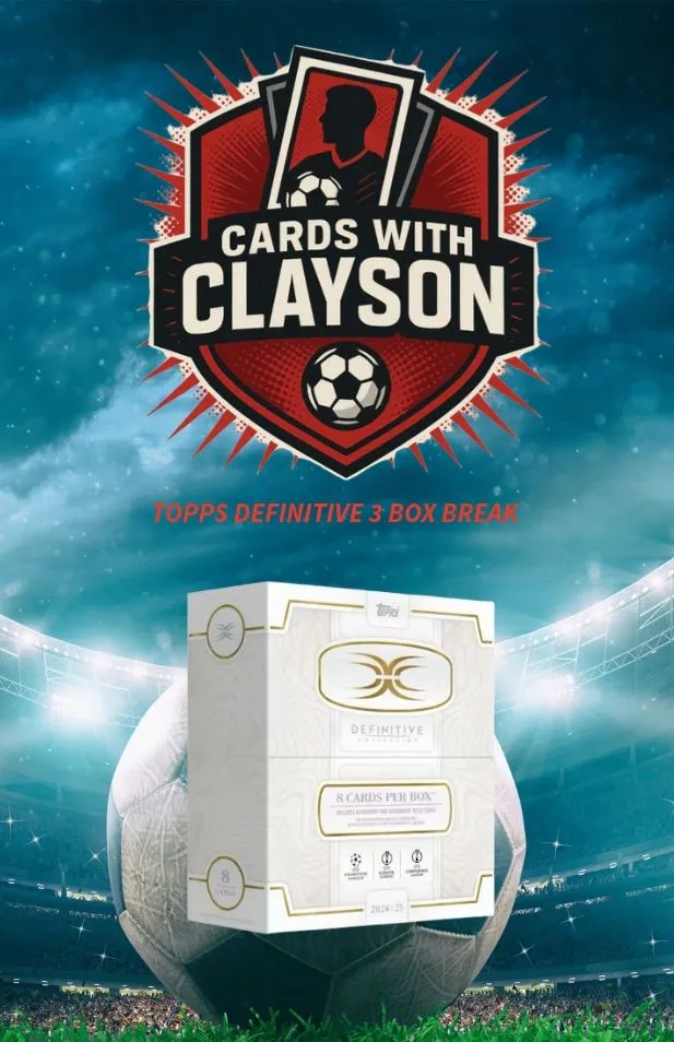 TOPPS DEFINITIVE 3 BOX BREAK