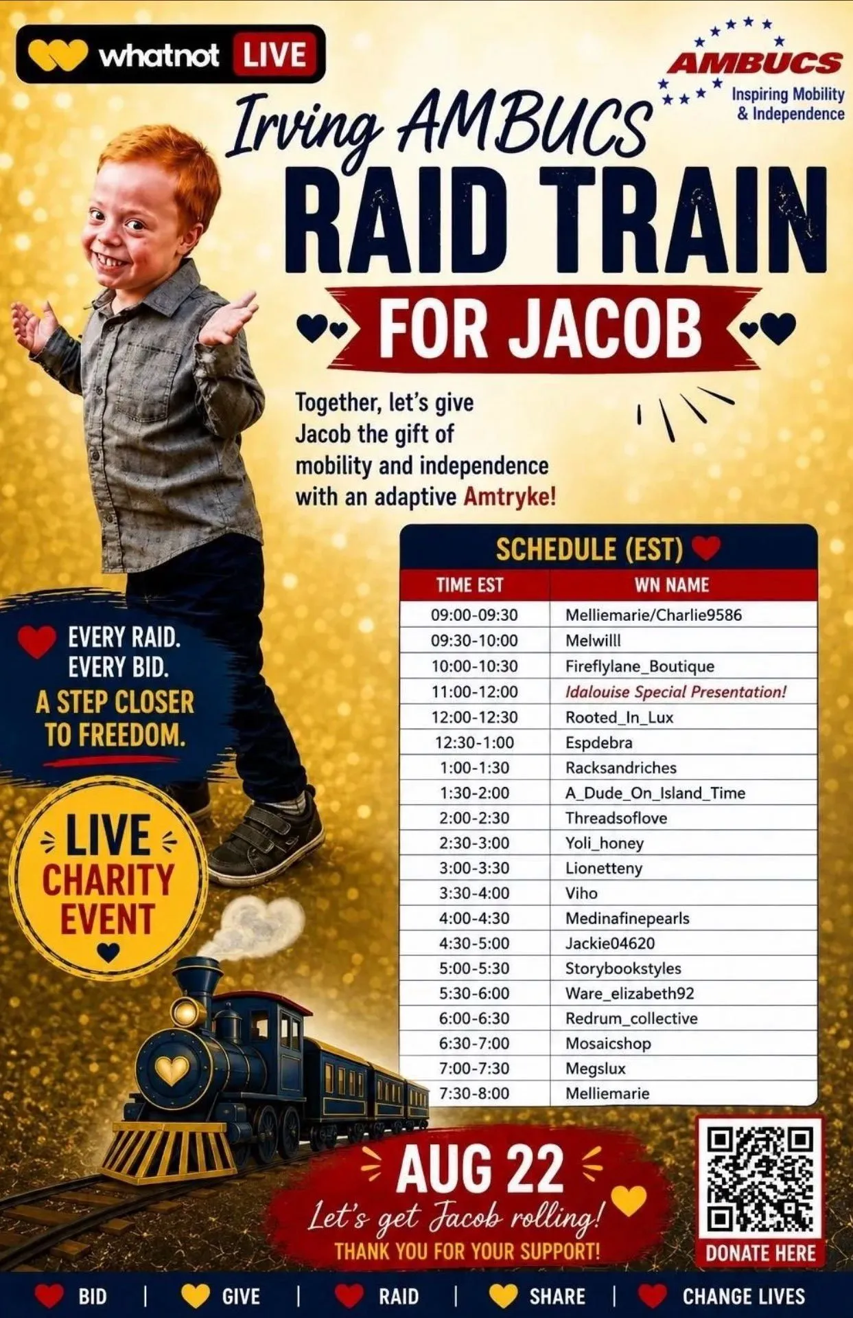 Thumbnail for live show