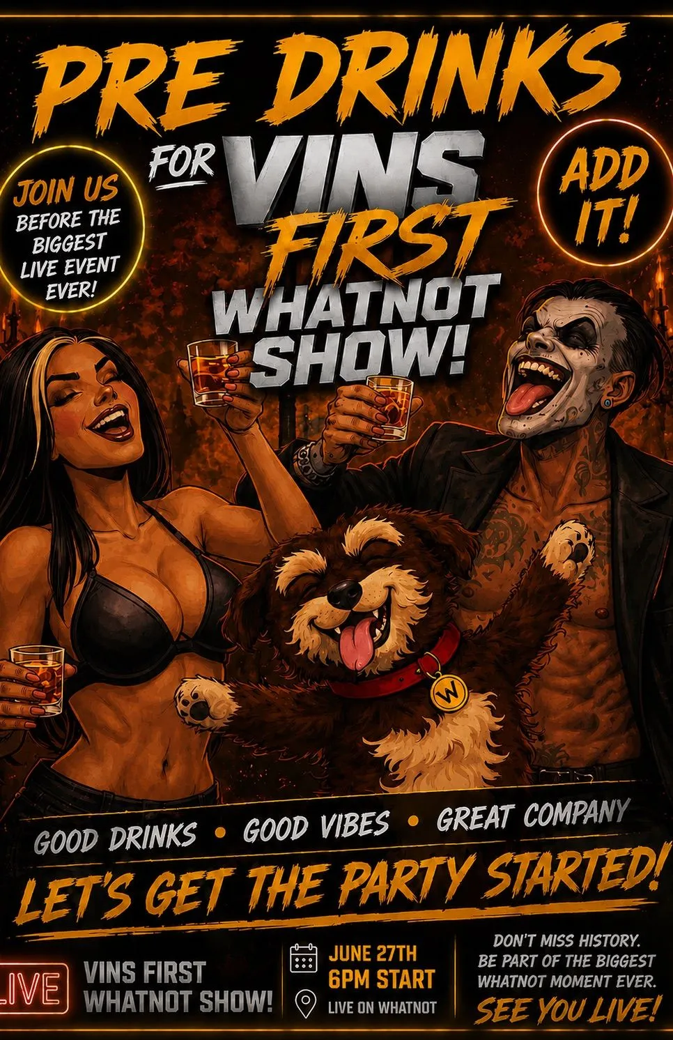 Thumbnail for live show