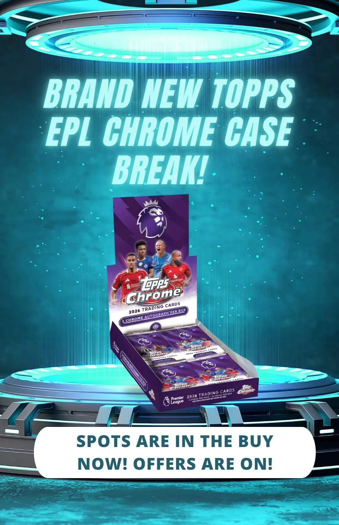 CASE BREAK! EPL CHROME HOBBY 12 BOX BREAK!