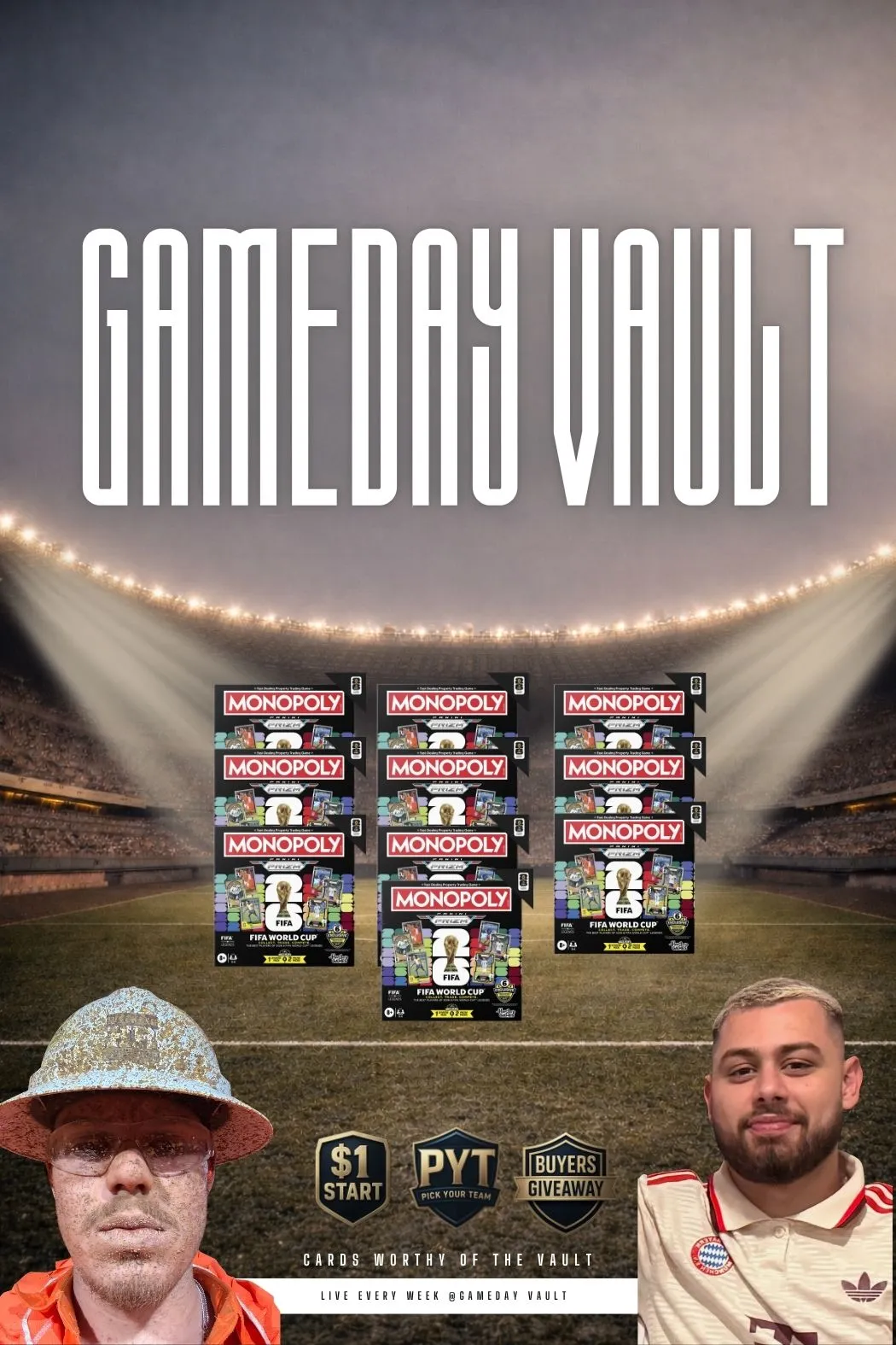 🇦🇺 🏆 ⚽️FIFA WORLD CUP MONOPOLY 10 BOXER 🏆 ⚽️