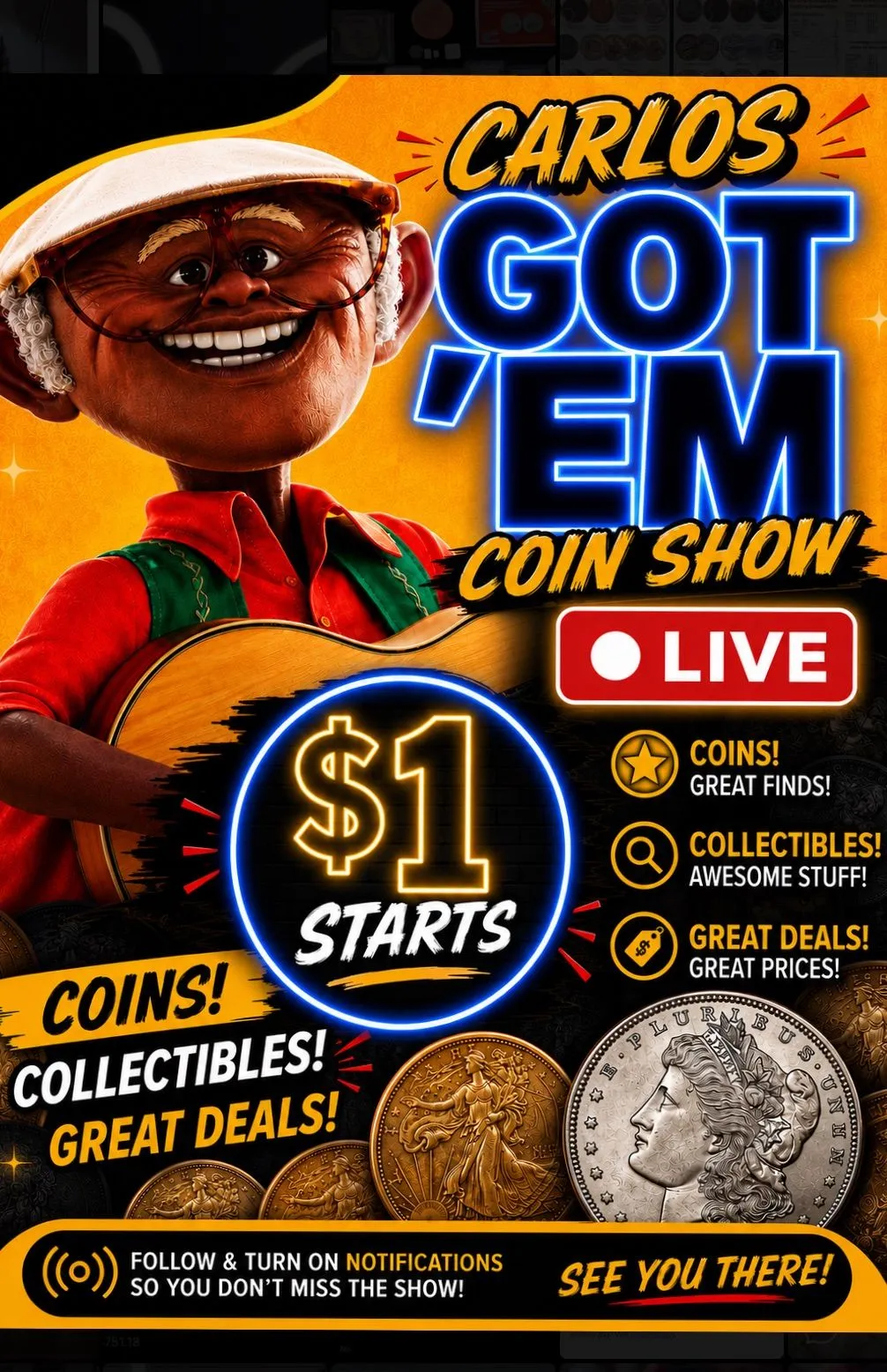 Thumbnail for live show