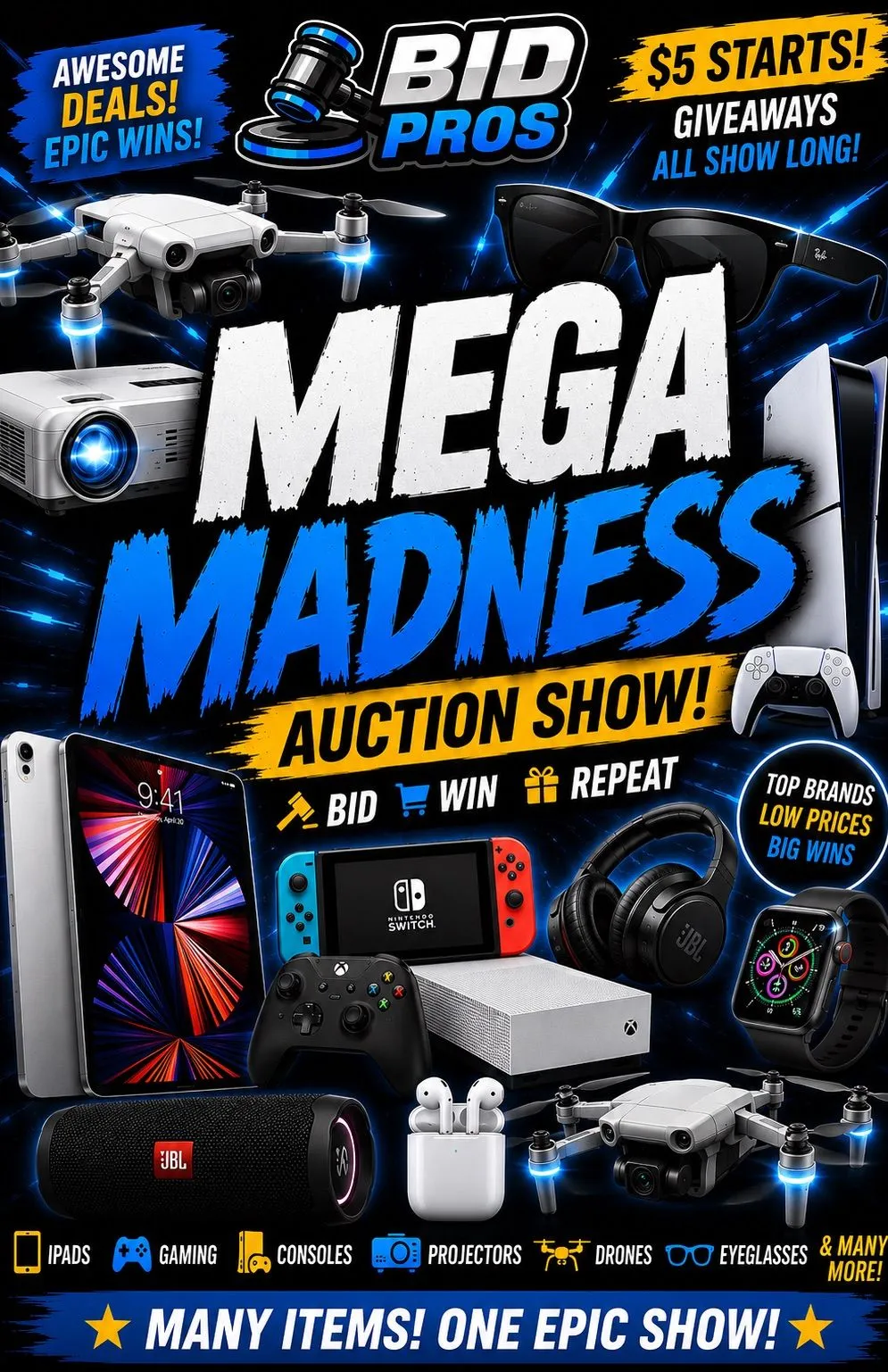 Thumbnail for live show