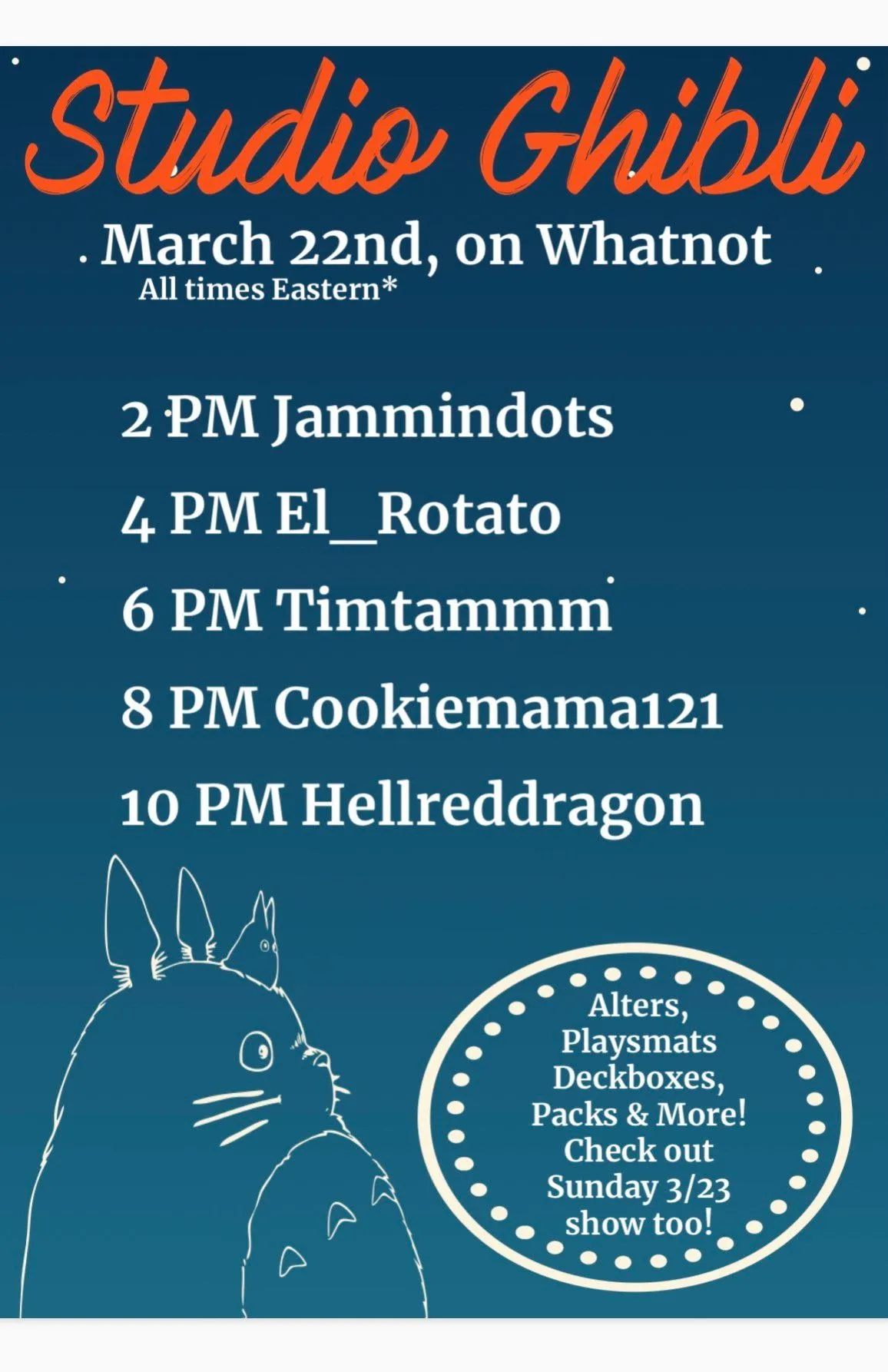 Thumbnail for live show