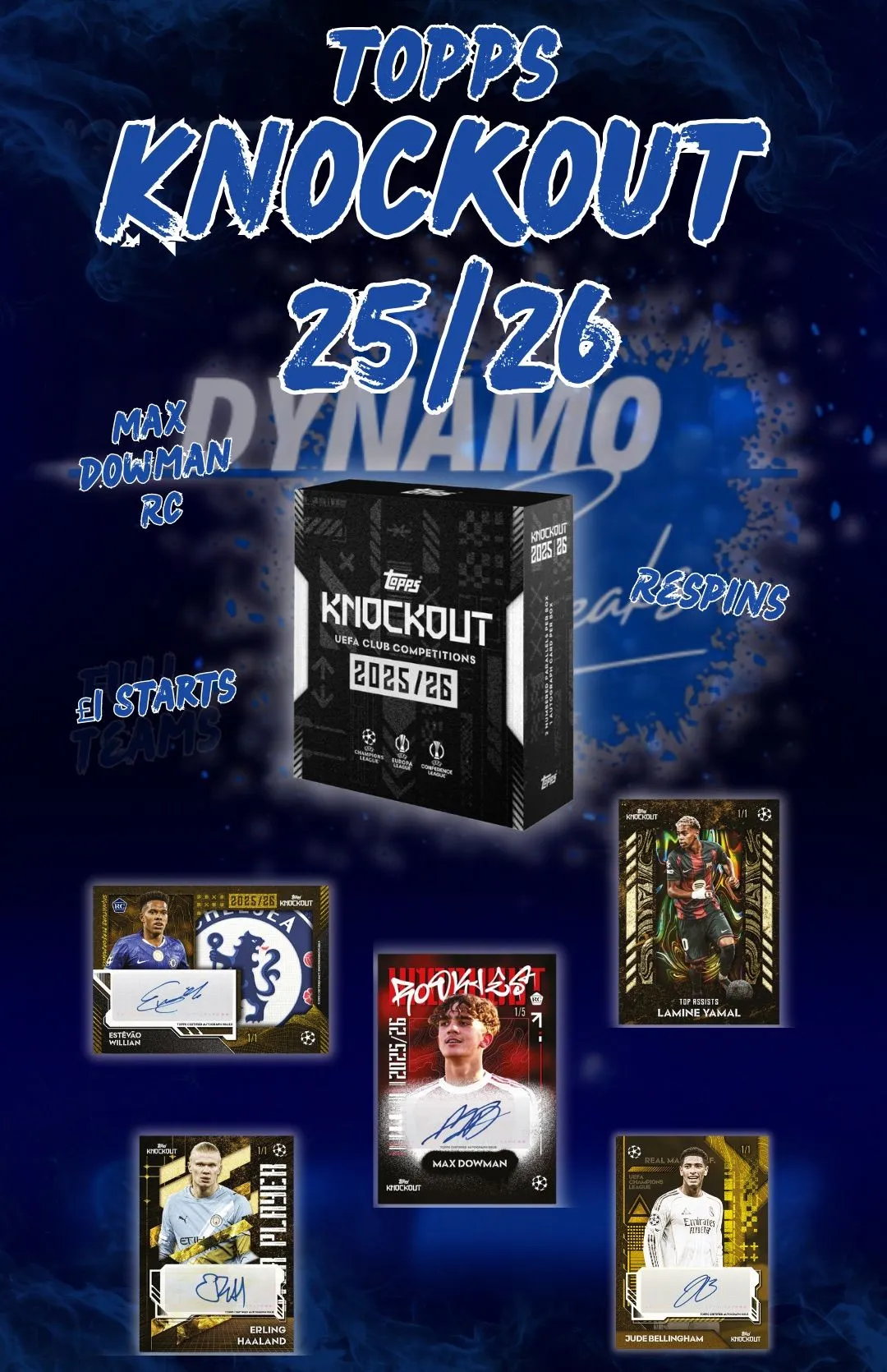 BRAND NEW TOPPS UCC KNOCKOUT - £1 STARTS