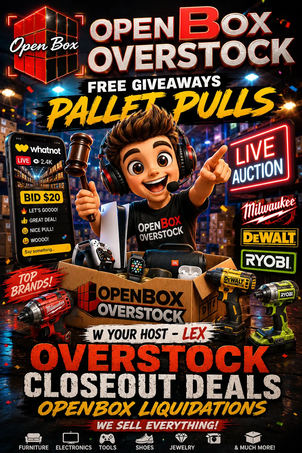 Thumbnail for live show