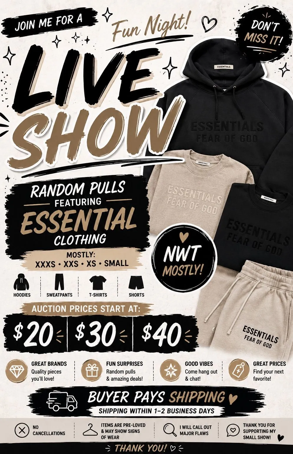 Thumbnail for live show