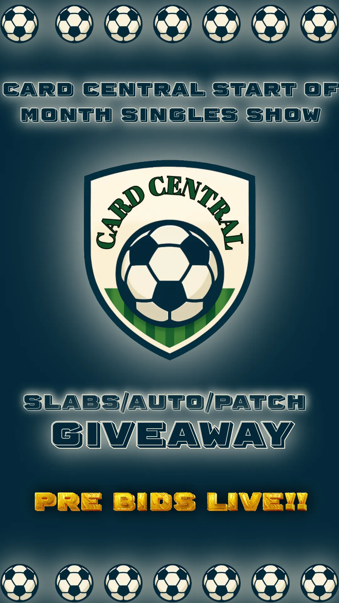 HUGE SINGLE SHOW🔥PRE BIDS LIVE NOW! GIVEAWAYS LIVE!