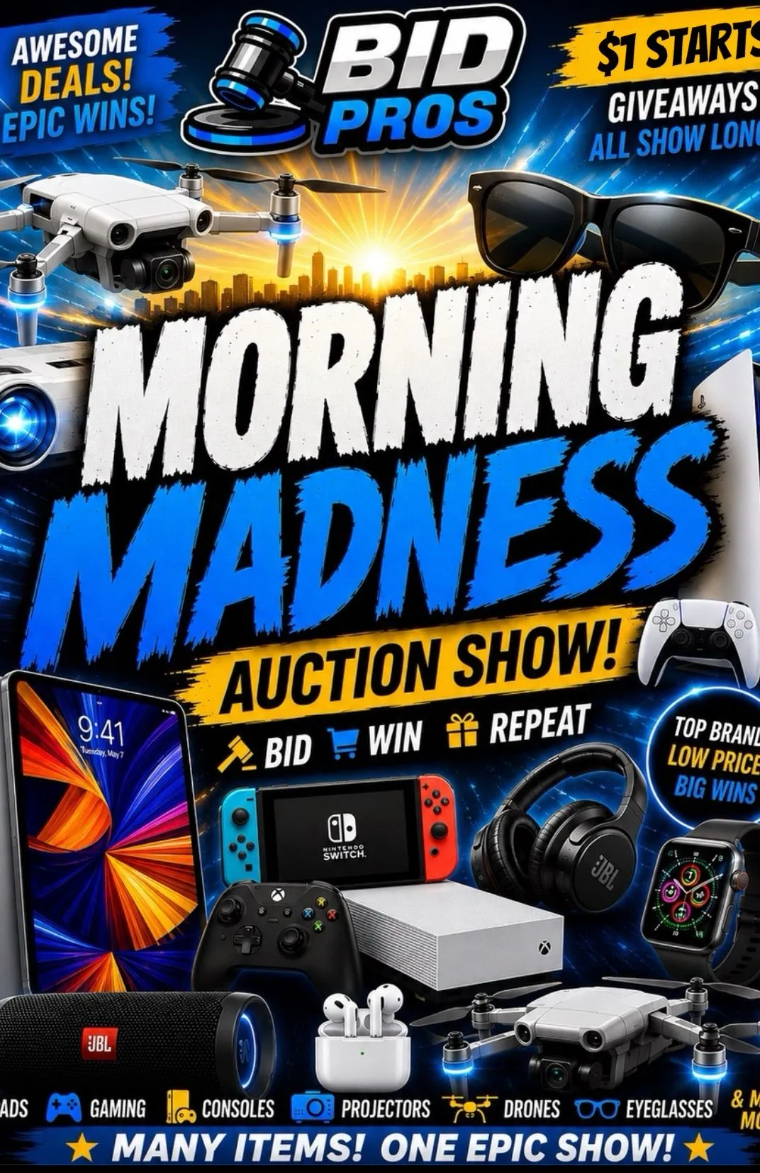 Thumbnail for live show