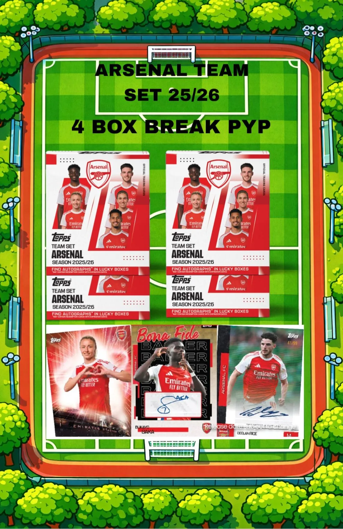 ARSENAL TEAM SET 25/26 | 4 BOX BREAK | PYP