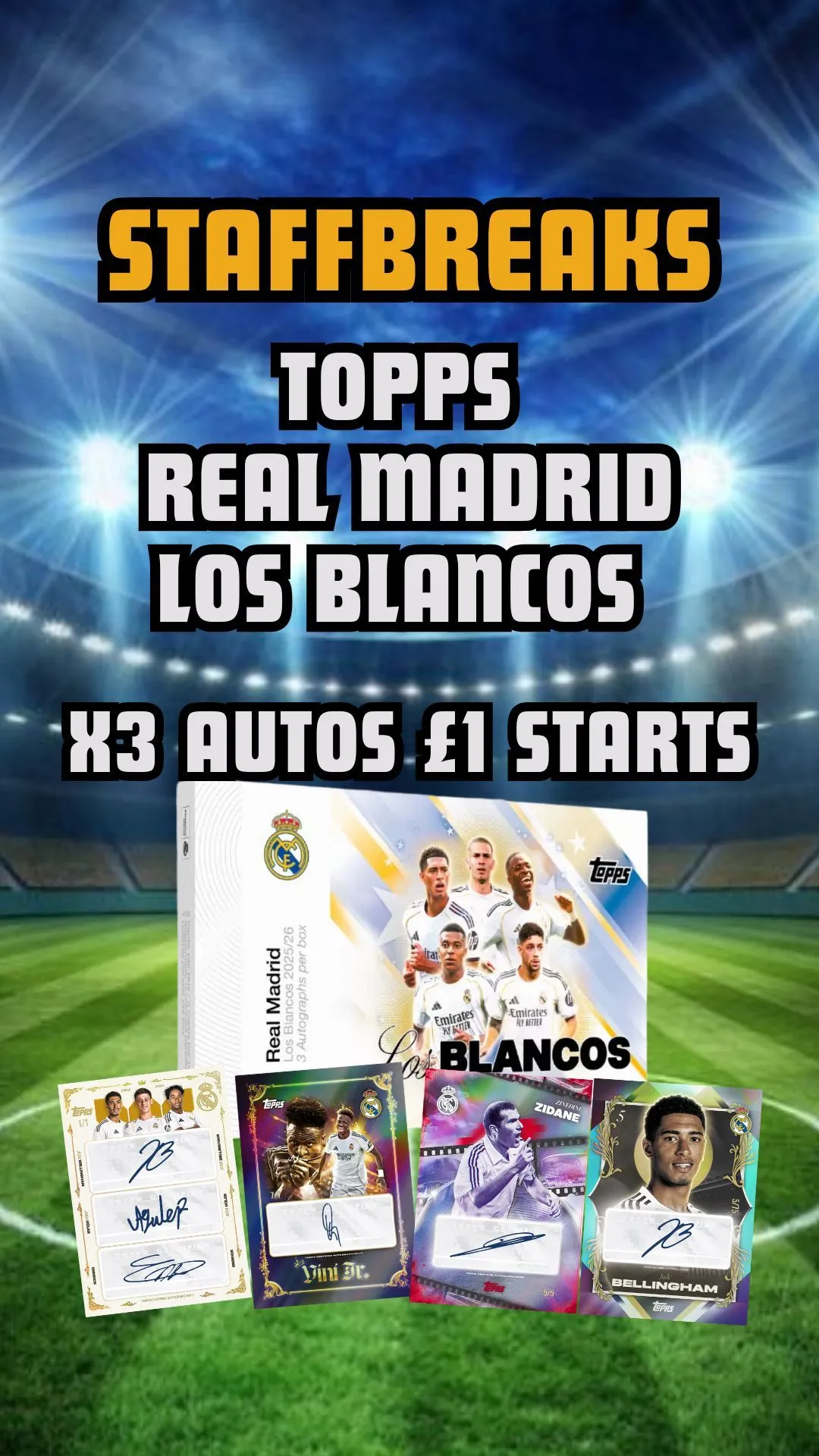 TOPPS REAL MADRID LOS BLANCOS - £1 STARTS