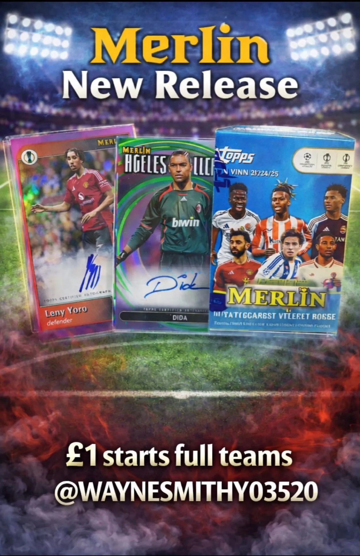 Topps Merlin 2024-25 box Break