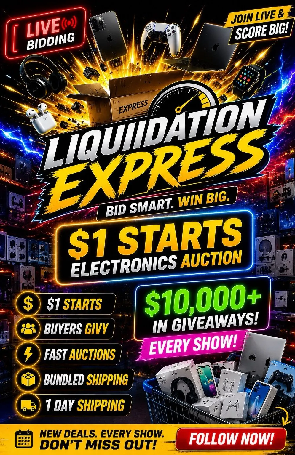Thumbnail for live show