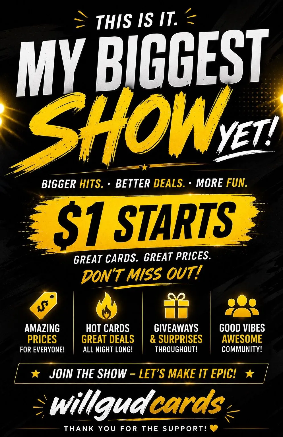 Thumbnail for live show