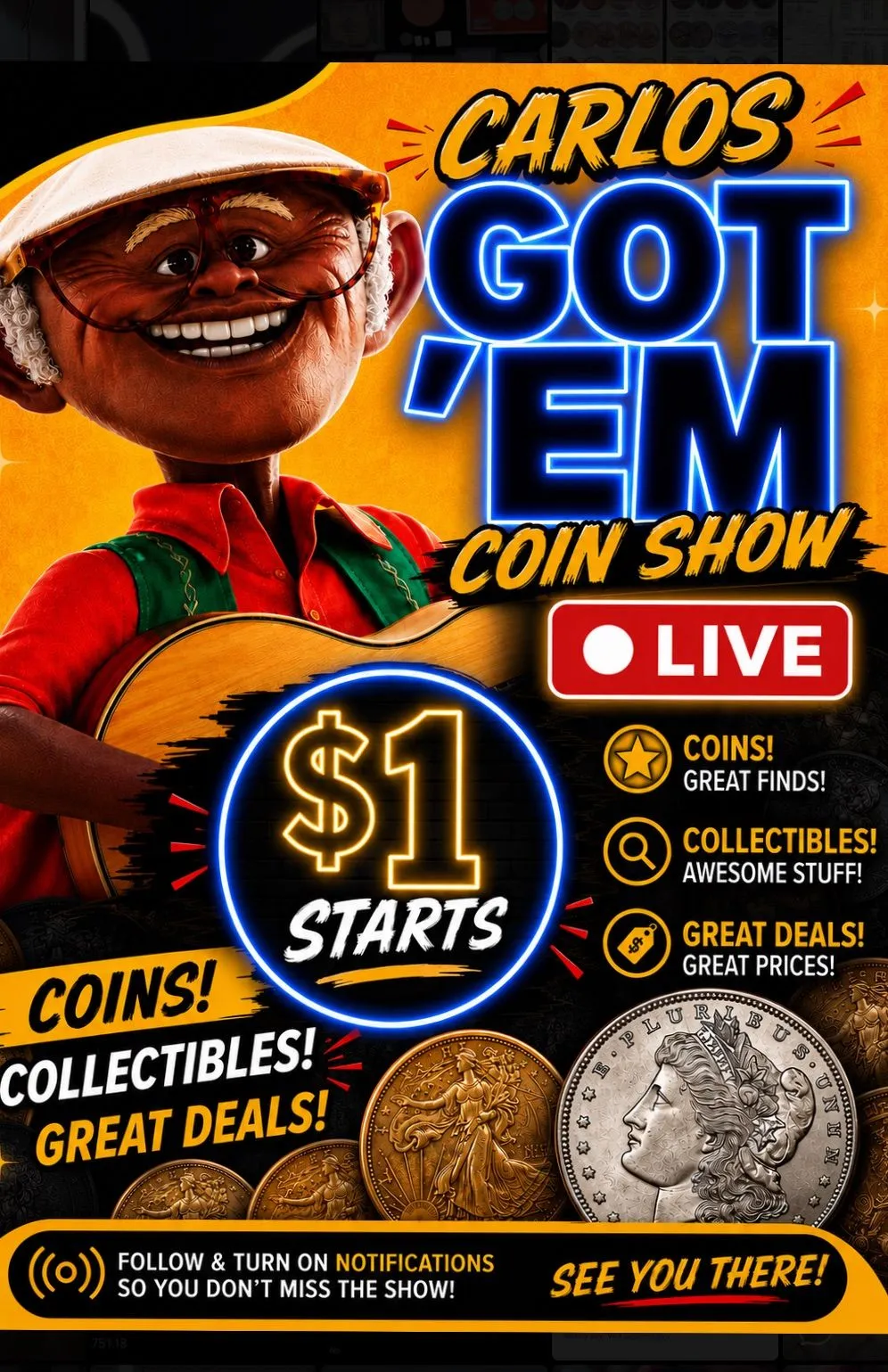 Thumbnail for live show