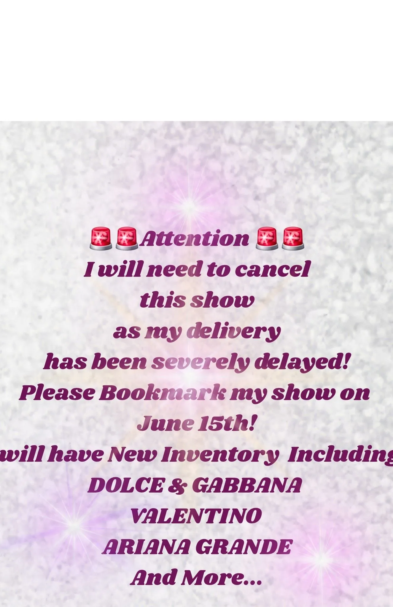 Thumbnail for live show