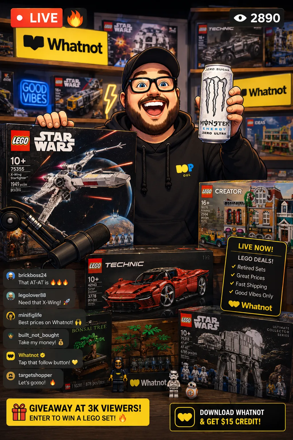Thumbnail for live show