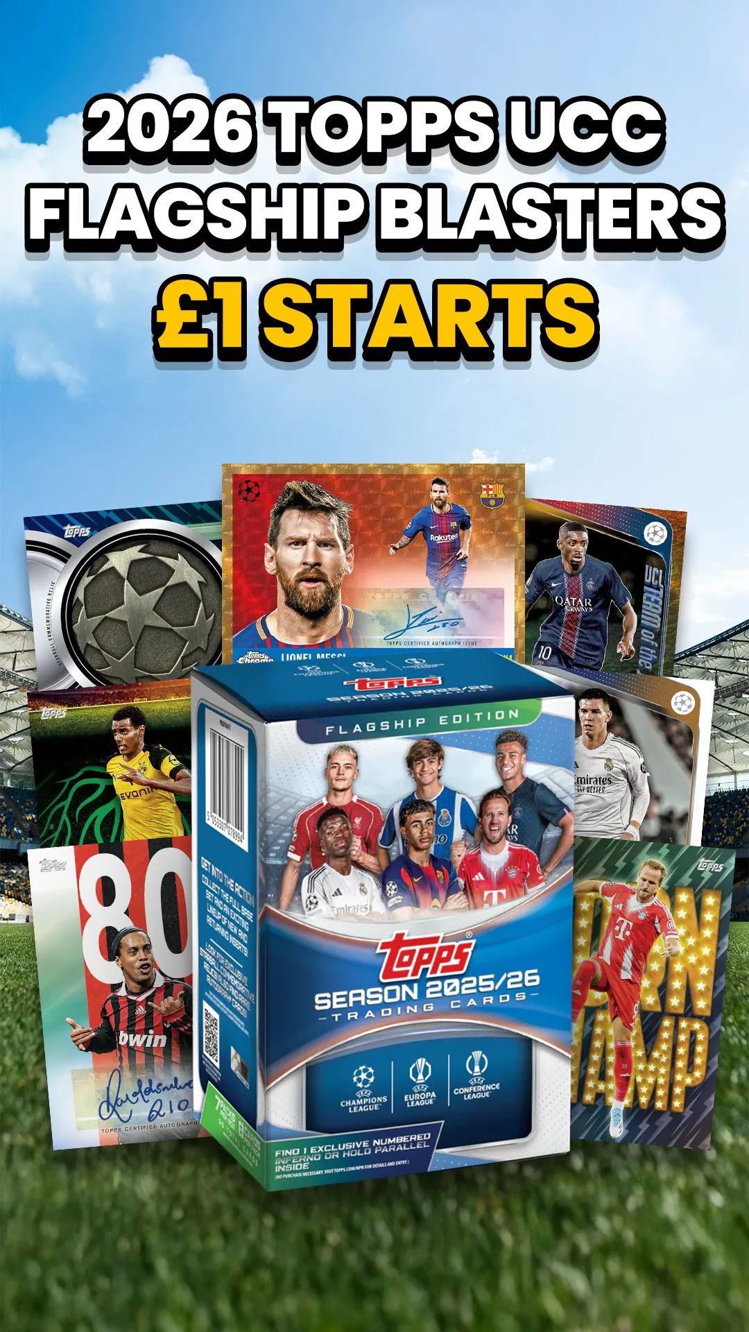 UCC FLAGSHIP BLASTERS! £1 STARTS!! FULL TEAMS! GIVEAWAYS!